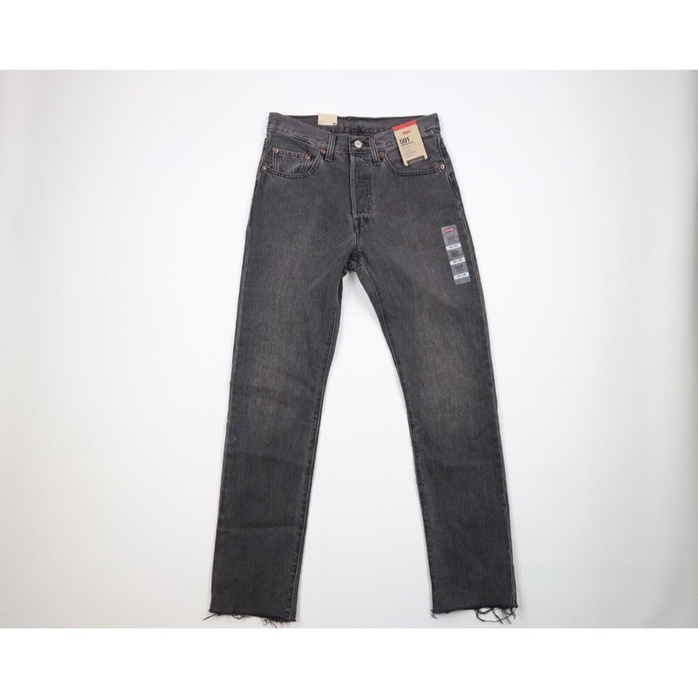 Deadstock Vintage Y2K Levis 501xx Womens 26x30 Button Fly Raw Hem Original Jeans